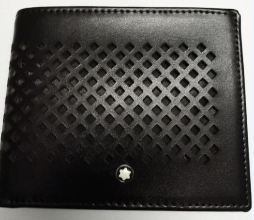 Montblanc Wallet Genuine Black Leather / Low Price